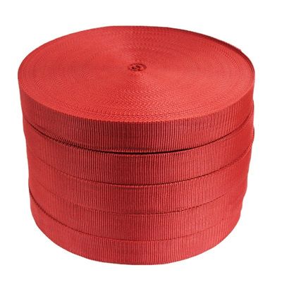kualitas  Customize Kevlar Ribbon Red Black Fire Resistant Webbing pabrik