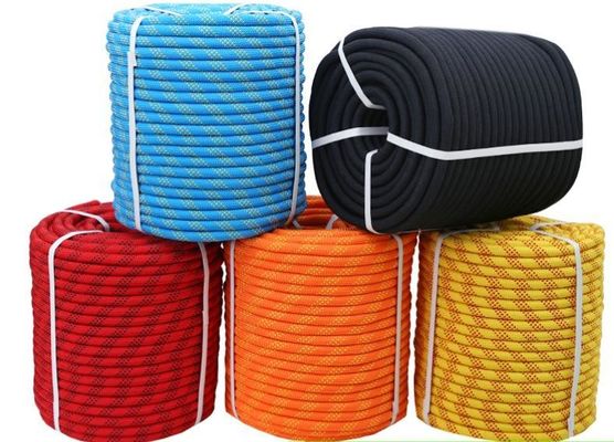 kualitas  8mm-20mm Polypropylene Rope Blue Rescue Solid Braid Polypropylene Rope pabrik