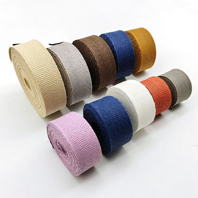 GRS Herribone Woven Paper Ribbon Roll Pola Biasa Berbagai Warna Padat