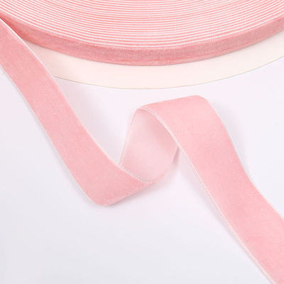 1 Inch Red Velvet Ribbon Wired Luxurious Light Blue Velvet Ribbon