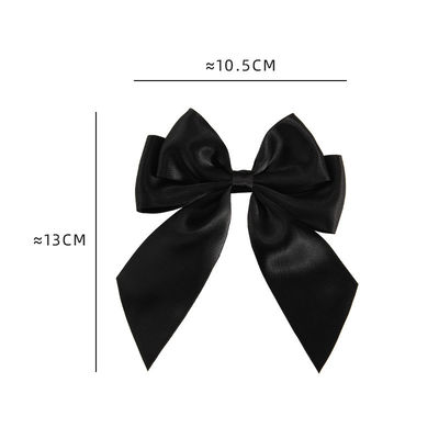 Emas Pre Tied Satin Ribbon Bow Dengan Elastic Loop Satin Ribbon Untuk Membungkus Hadiah