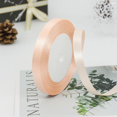 Single Face Asorted Polyester Nylon Satin Ribbon 100 Yards 3mm-10mm