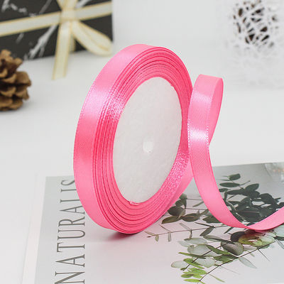Single Face Asorted Polyester Nylon Satin Ribbon 100 Yards 3mm-10mm