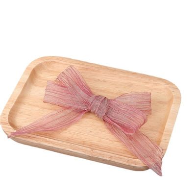 Pembungkus Hadiah 25mm Organza Ribbon Korea 2,5cm Sheer Wired Ribbon