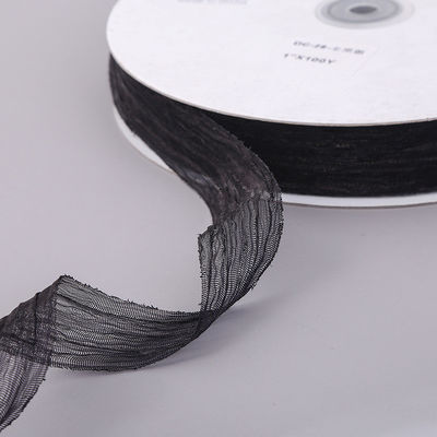 Pembungkus Hadiah 25mm Organza Ribbon Korea 2,5cm Sheer Wired Ribbon
