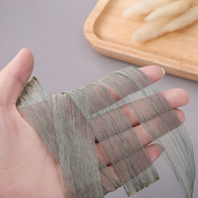 Pembungkus Hadiah 25mm Organza Ribbon Korea 2,5cm Sheer Wired Ribbon