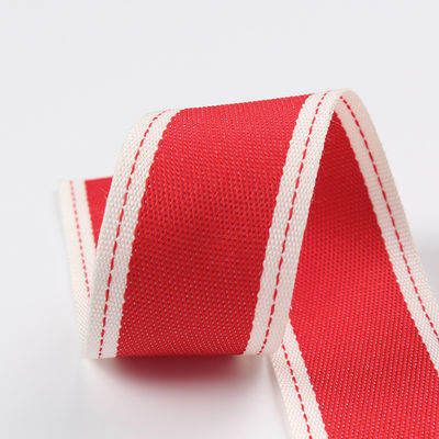 Ribbon Polyester 6mm-40mm Poly Ribbon Rolls Hijau Merah