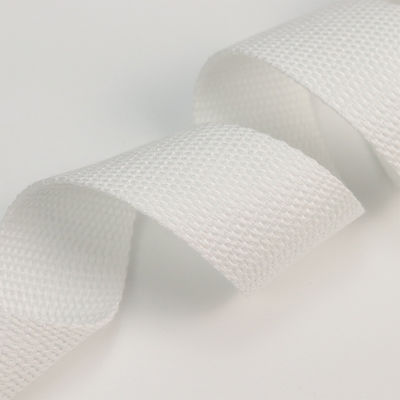 Polyester White Cotton Twill Tape ISO14001 Ribbon kapas yang dipersonalisasi