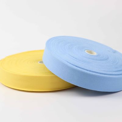 25mm Solid Tape Twill Kuning 100% Tape Twill Katun By The Yard