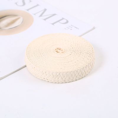 Sertifikat FSC Raffia Woven Paper Ribbon Eco Friendly Wrapping Gift Paper Ribbon