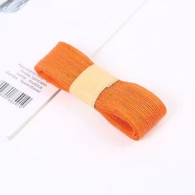 Orang merah hijau Jute Burlap Ribbon Multi Purpose Thin Burlap Ribbon