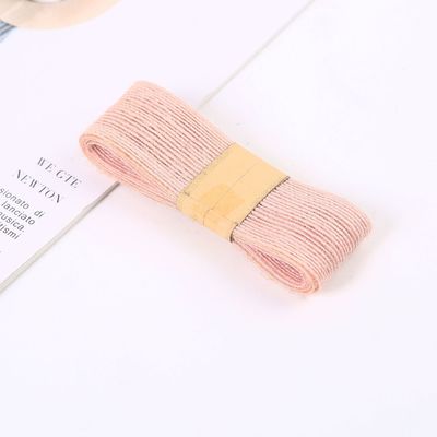 Orang merah hijau Jute Burlap Ribbon Multi Purpose Thin Burlap Ribbon