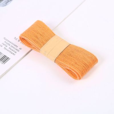 Orang merah hijau Jute Burlap Ribbon Multi Purpose Thin Burlap Ribbon