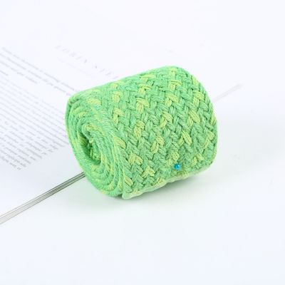 Ribbon Jute Woven Berlapis Berwarna-warni Ribbon Blue Jute Untuk Pohon Natal