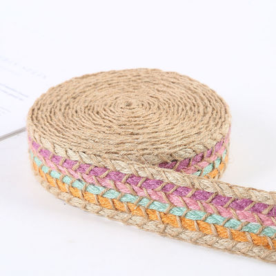 Ribbon Jute Burlap Retro Gold Ribbon Untuk Pakaian