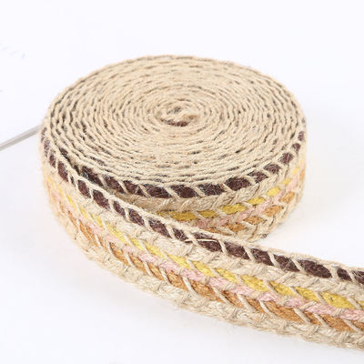 Ribbon Jute Burlap Retro Gold Ribbon Untuk Pakaian