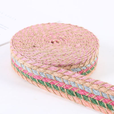 Ribbon Jute Burlap Retro Gold Ribbon Untuk Pakaian