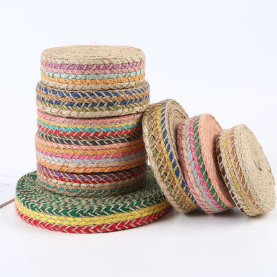 Ribbon Jute Burlap Retro Gold Ribbon Untuk Pakaian