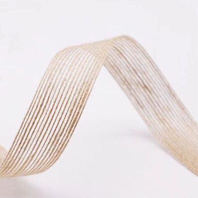 Sesuaikan Ribbon Burlap Weave Untuk Dekorasi Kemasan Hadiah