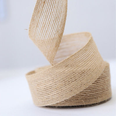 Sesuaikan Ribbon Burlap Weave Untuk Dekorasi Kemasan Hadiah