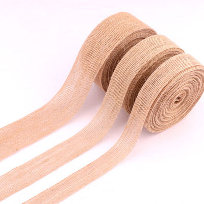 Sesuaikan Ribbon Burlap Weave Untuk Dekorasi Kemasan Hadiah