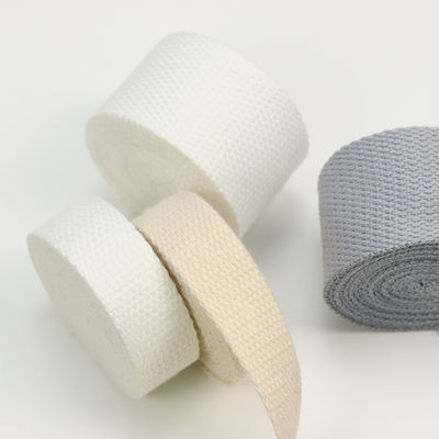 Desain polos pita katun hitam ODM 100 pita kapas Grosgrain