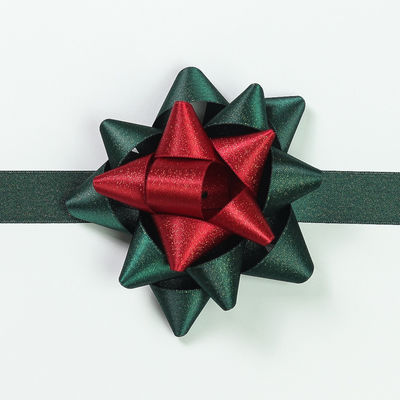 Polyester Satin Ribbon Bow ISO9001 Satin Ribbon Untuk Pembungkus Hadiah