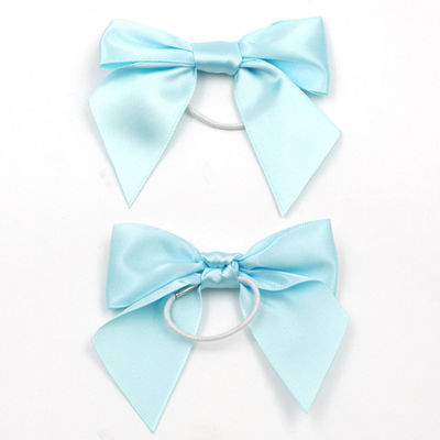 Polyester Satin Pink Ribbon Bow ISO14001 Natal Ribbon Bow