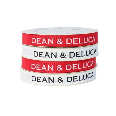 Ribbon Grosgrain Polyeater Printed Ink untuk Kemasan Hadiah