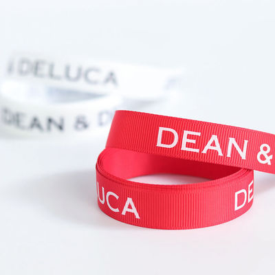 Ribbon Grosgrain Polyeater Printed Ink untuk Kemasan Hadiah