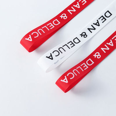 Ribbon Grosgrain Polyeater Printed Ink untuk Kemasan Hadiah