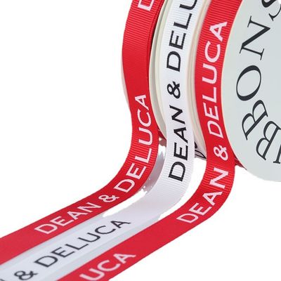 Ribbon Grosgrain Polyeater Printed Ink untuk Kemasan Hadiah