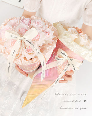 Ribbon Grosgrain Putih 20mm Ribbon Baja Cetak OEM Ramah Lingkungan