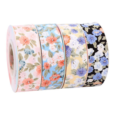 Bunga Bunga Cotton Ribbon 25mm Ribbon Hadiah Pribadi