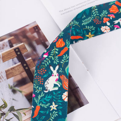 Polyester Double Sided Printed Ribbon 25mm-40mm Lebar ISO9001