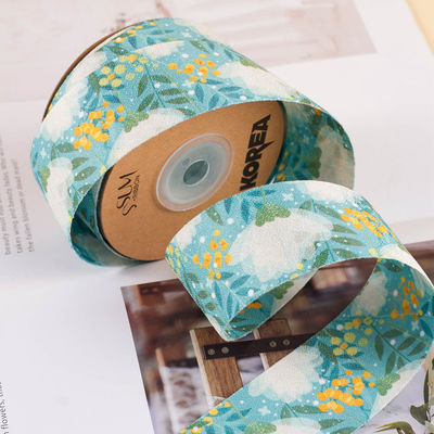Polyester Double Sided Printed Ribbon 25mm-40mm Lebar ISO9001