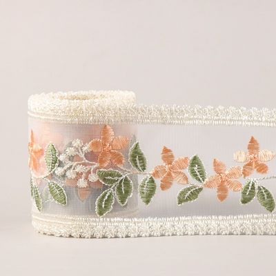 Ribbon Organza Wire 85mm Single Face Printed Organza Ribbon