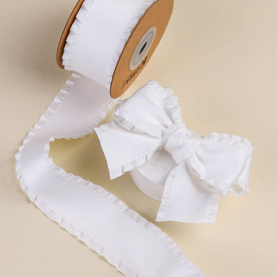 Ribbon satin poliester 25mm-38mm Ribbon satin berwajah ganda