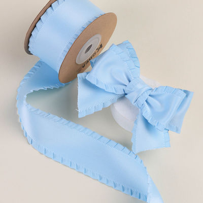 Ribbon satin poliester 25mm-38mm Ribbon satin berwajah ganda