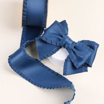 Ribbon satin poliester 25mm-38mm Ribbon satin berwajah ganda
