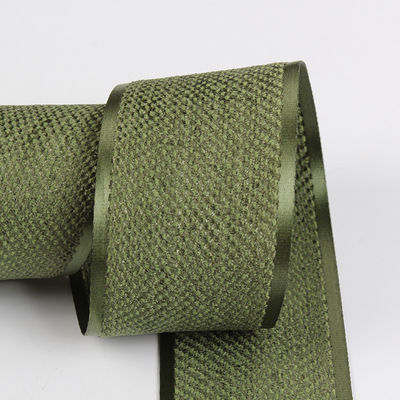 Korea Polyester Katun Velvet Ribbon 10mm-40mm Green Velvet Wired Ribbon