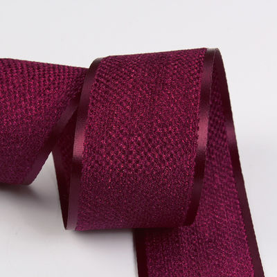 Korea Polyester Katun Velvet Ribbon 10mm-40mm Green Velvet Wired Ribbon