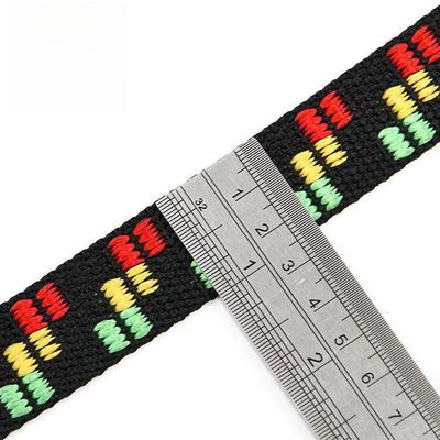 500Lbs 25mm Polypropylene Webbing Untuk Kerah Anjing Webbing Hitam