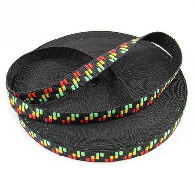 500Lbs 25mm Polypropylene Webbing Untuk Kerah Anjing Webbing Hitam