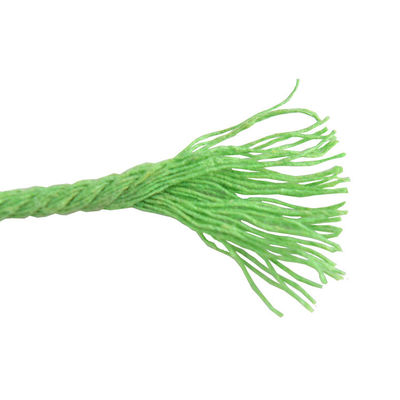 Green 3 Strand Twisted Nylon Rope 3mm Macrame Dipaku tali kapas