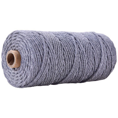 Green 3 Strand Twisted Nylon Rope 3mm Macrame Dipaku tali kapas