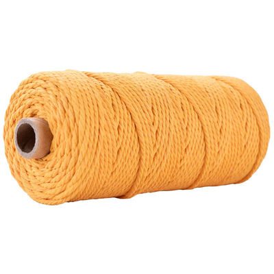 Green 3 Strand Twisted Nylon Rope 3mm Macrame Dipaku tali kapas