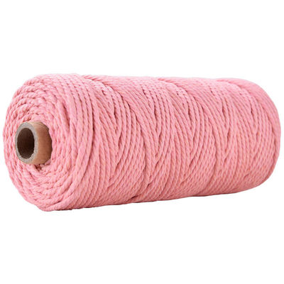 Green 3 Strand Twisted Nylon Rope 3mm Macrame Dipaku tali kapas