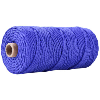 Green 3 Strand Twisted Nylon Rope 3mm Macrame Dipaku tali kapas