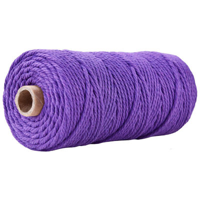 Green 3 Strand Twisted Nylon Rope 3mm Macrame Dipaku tali kapas